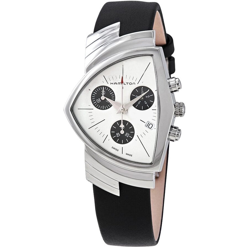 Hamilton Ventura Chronograph Shield Shaped Men's Watch #H24432751 - Watches of America