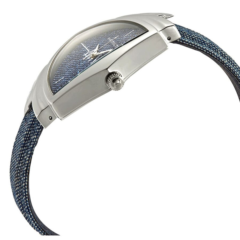 Hamilton Ventura Jeans Quartz Blue Dial Shield Shaped Watch #H24411941 - Watches of America #2