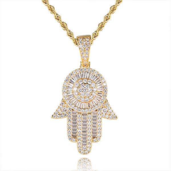 Big Daddy Diamond Hamsa Hand Pendant