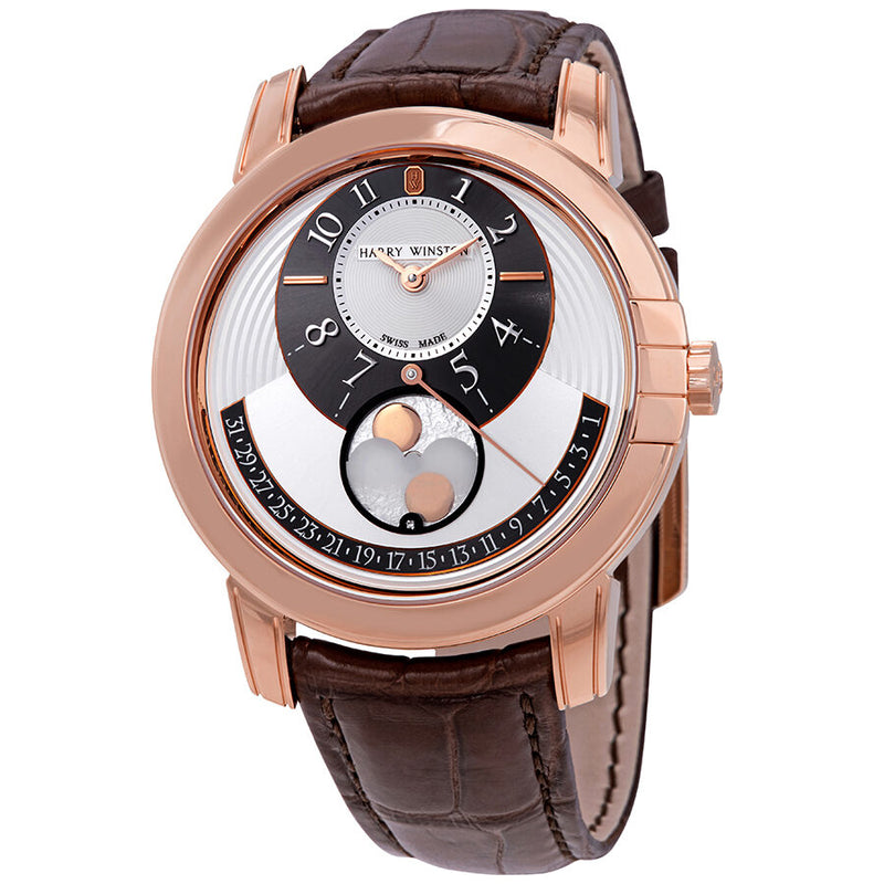 Harry Winston Midnight Automatic Men's 18k Rose Gold Moonphase Watch #MIDAMP42RR001 - Watches of America