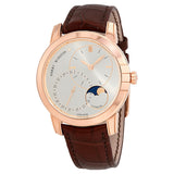 Harry Winston Midnight Silver Dial Automatic Men's 18 Carat Rose Gold Watch #MIDAMP42RR003 - Watches of America