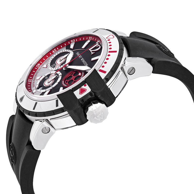 Harry Winston Ocean Diver Chronograph Automatic Men's 18k White Gold Watch #OCEACH44WZ007 - Watches of America #2