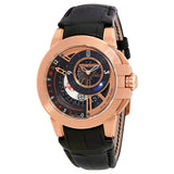 Harry Winston Ocean Dual Time Black Dial Automatic Men's Watch #OCEATZ44RR011 - Watches of America