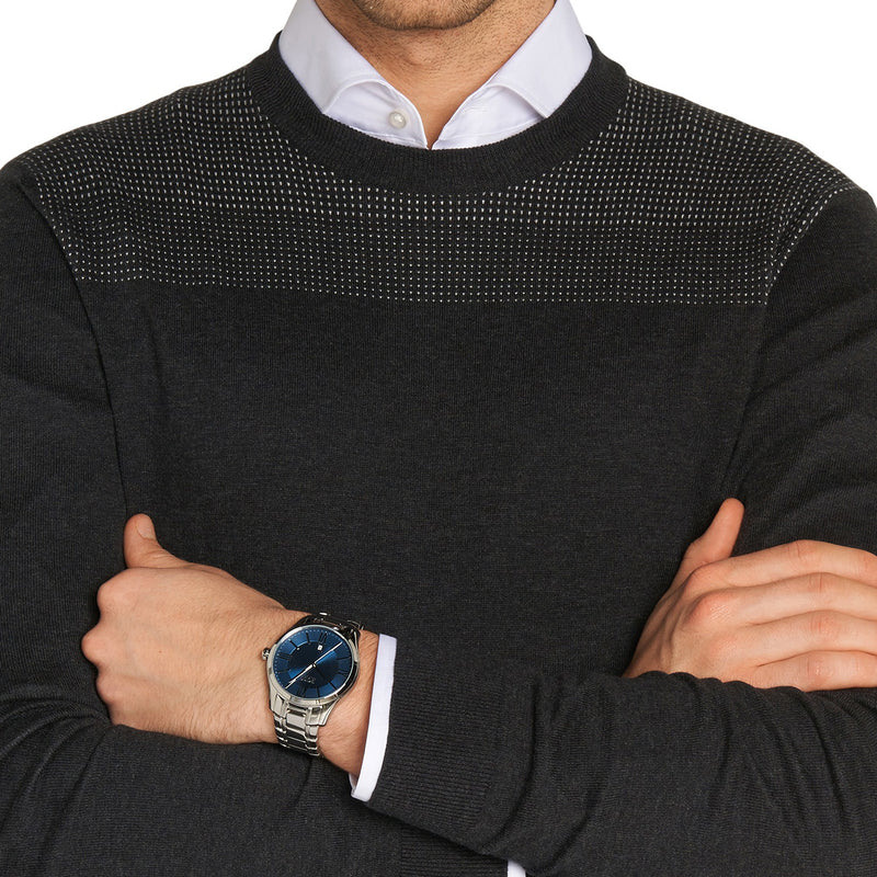 Reloj Hugo Boss Ambassador con esfera azul para hombre 1513034