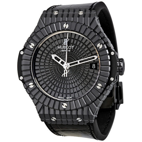 Hublot Big Bang Caviar Black Ceramic Men's Watch 346CX1800BR#346.CX.1800.BR - Watches of America