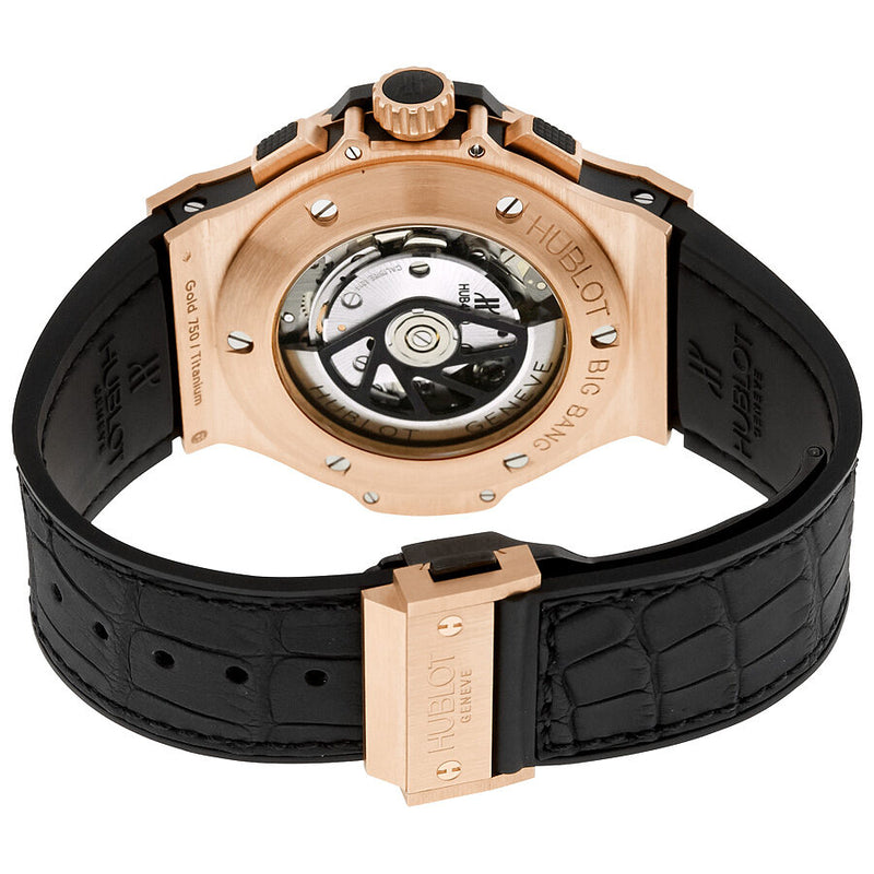 Hublot Big Bang Aero Bang Gold 44mm  Black Rubber  Men's Watch #311.PX.1180.GR - Watches of America #3