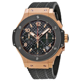 Hublot Big Bang Automatic Black Checker Pattern Dial Black Rubber Men's Watch #341.PB.131.RX - Watches of America