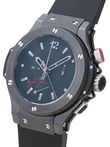 Hublot Big Bang Ayrton Senna Black Dial Ceramic Rubber Men's Watch #309.CM.134.RX.AES07 - Watches of America