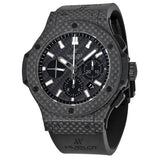 Hublot Big Bang Black Carbon Fiber Dial Automatic Chronograph Men's Watch 301QX1724RX#301.QX.1724.RX - Watches of America