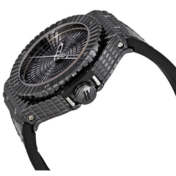 Hublot Big Bang Caviar Black Ceramic Men's Watch 346CX1800BR #346.CX.1800.BR - Watches of America #2