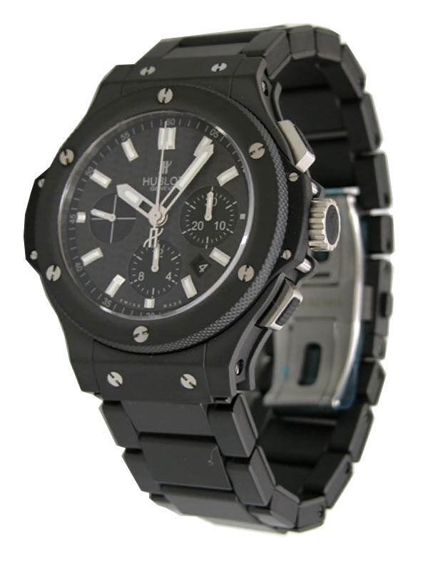 Hublot Big Bang Ceramic Black Magic 44mm Men's Luxury Watch 301CI1770CI#301.CI.1770.CI - Watches of America