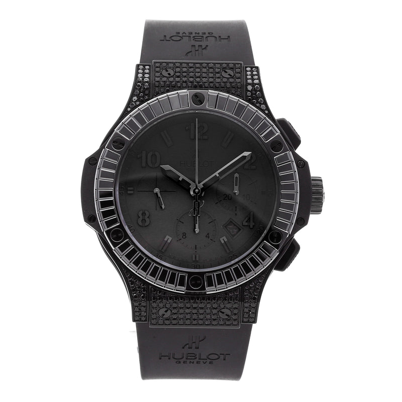 Hublot Big Bang Chronograph Automatic Diamond Black Dial Men's Watch #301.CD.130.RX.8800 - Watches of America