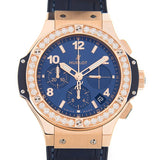 Hublot Big Bang Chronograph Automatic Diamond Blue Dial Men's Watch #341.PX.7180.LR.1204 - Watches of America