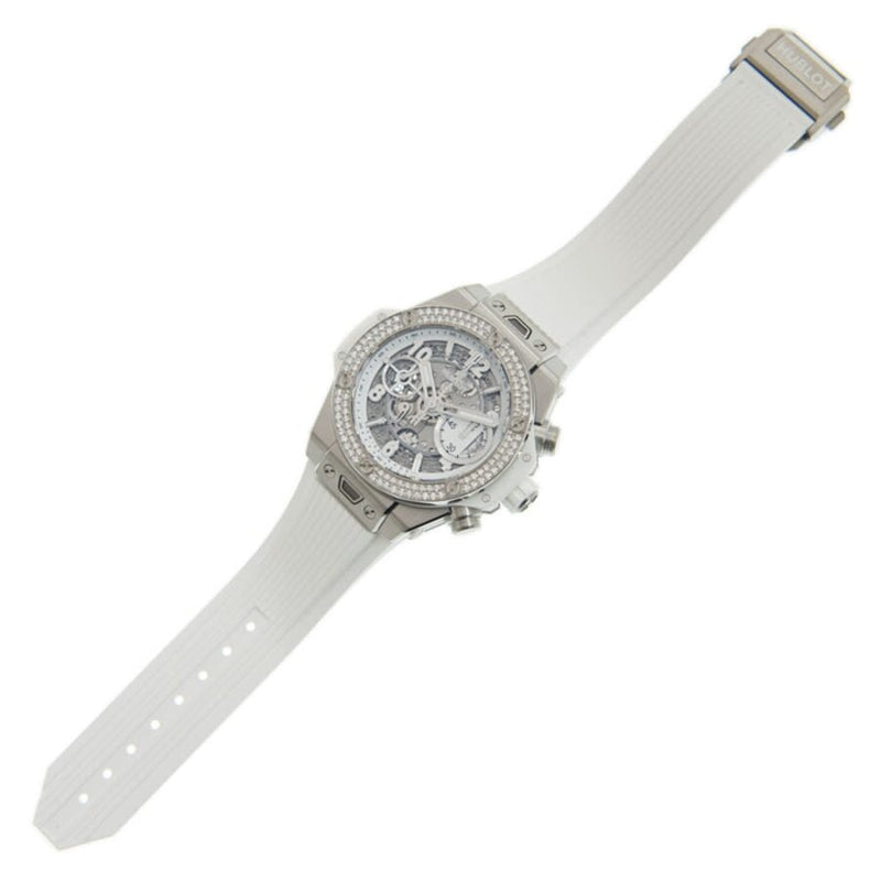 Hublot Big Bang Chronograph Automatic Diamond Silver Dial Men's Watch #441.NE.2010.RW.1104 - Watches of America #3