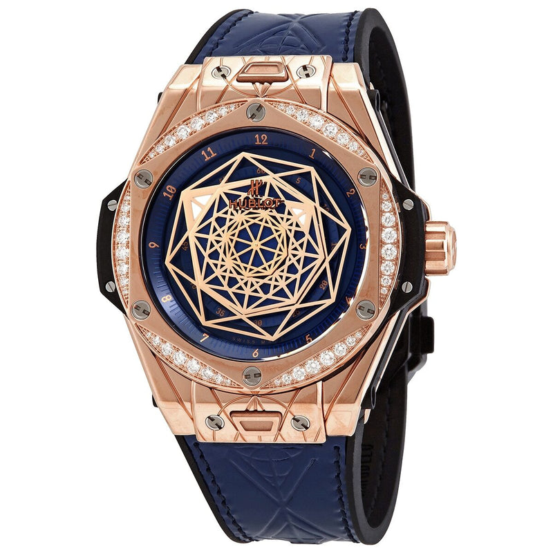 Hublot Big Bang Sang Bleu Blue Dial Ladies Watch #465.OS.7189.VR.1204.MXM19 - Watches of America