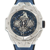 Hublot Big Bang Sang Bleu II Titanium Chronograph Automatic Blue Dial Men's Watch #418.NX.5107.RX.MXM20 - Watches of America