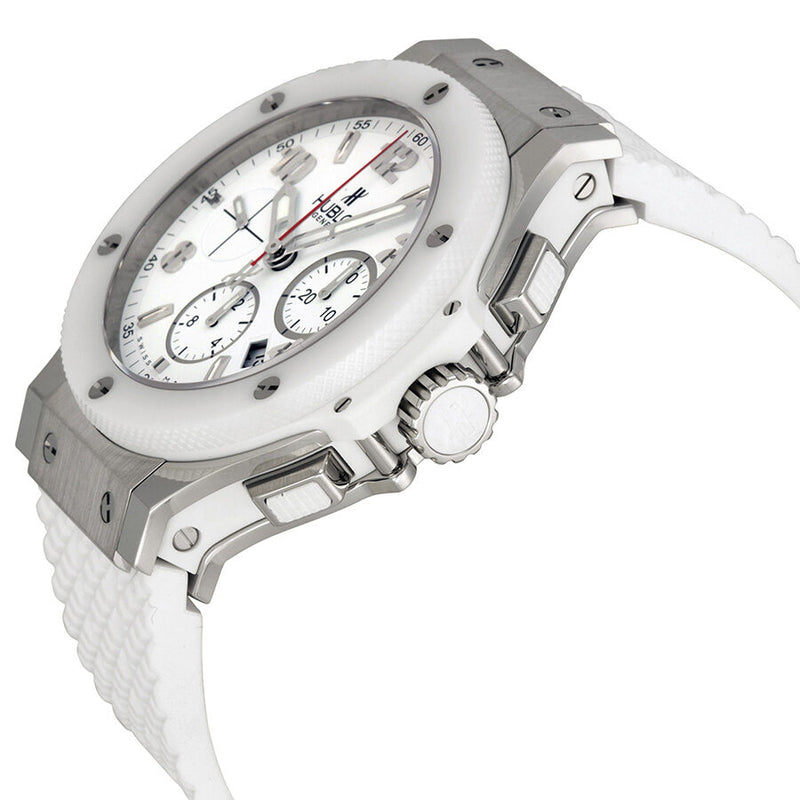 Hublot Big Bang St. Moritz Chronograph White Dial White Rubber Unisex Watch #301.SE.230.RW - Watches of America #2