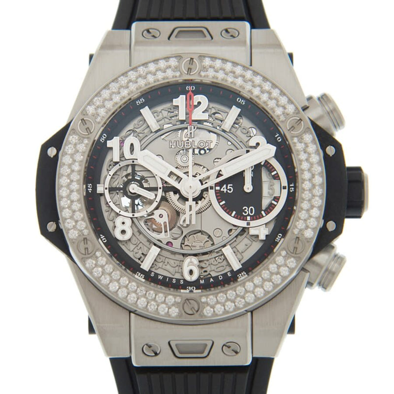 Hublot Big Bang Unico Chronograph Diamond Transparent Dial Men s Watch 441.NX.1170.RX.1104 Watches of America