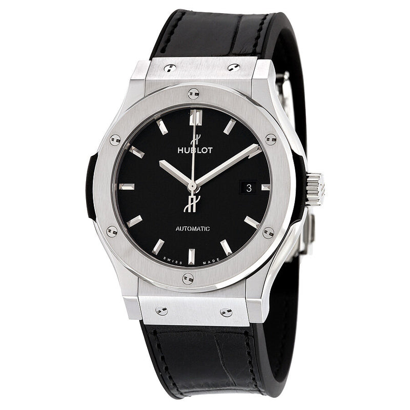 Hublot Classic Fusion Automatic Black Dial Titanium Men's Watch 542NX1171LR#542.NX.1171.LR - Watches of America