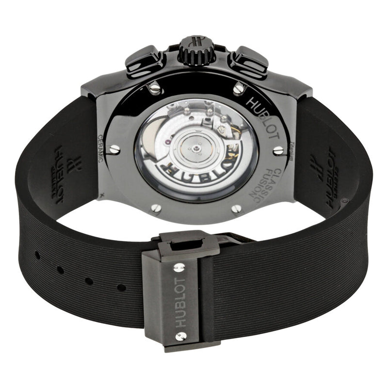 Hublot Classic Fusion Automatic Chronograph Black Magic Matt Carbon Fiber Dial Black Rubber Men's Watch #521.CM.1771.RX - Watches of America #3