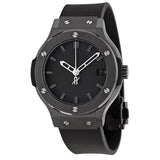 Hublot Classic Fusion Black Dial Rubber Strap Men's Watch #561.CM.1110.RX - Watches of America