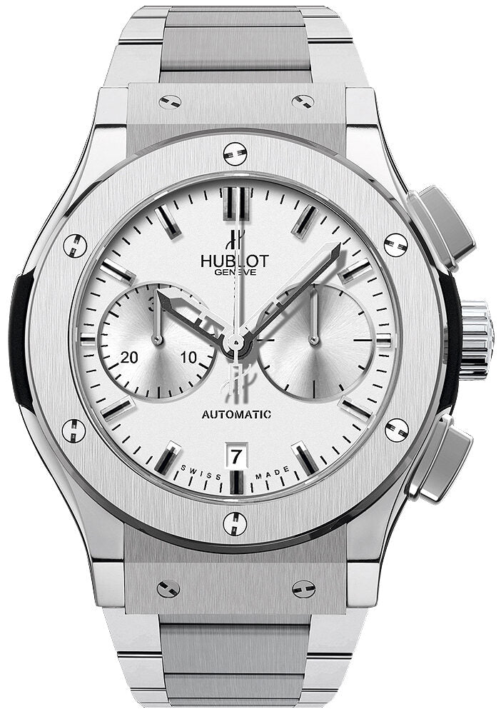 Hublot Classic Fusion Chronograph Automatic Silver Dial Men's Watch #520.NX.2610.NX - Watches of America