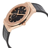 Hublot Classic Fusion Classico Ultra Thin 18kt Rose Gold Black Dial Men's Watch #515.OX.1280.LR - Watches of America #2