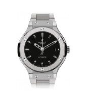 Hublot Classic Fusion Mat Black Dial Automatic Men's Titanium Watch #565.NX.1171.NX - Watches of America