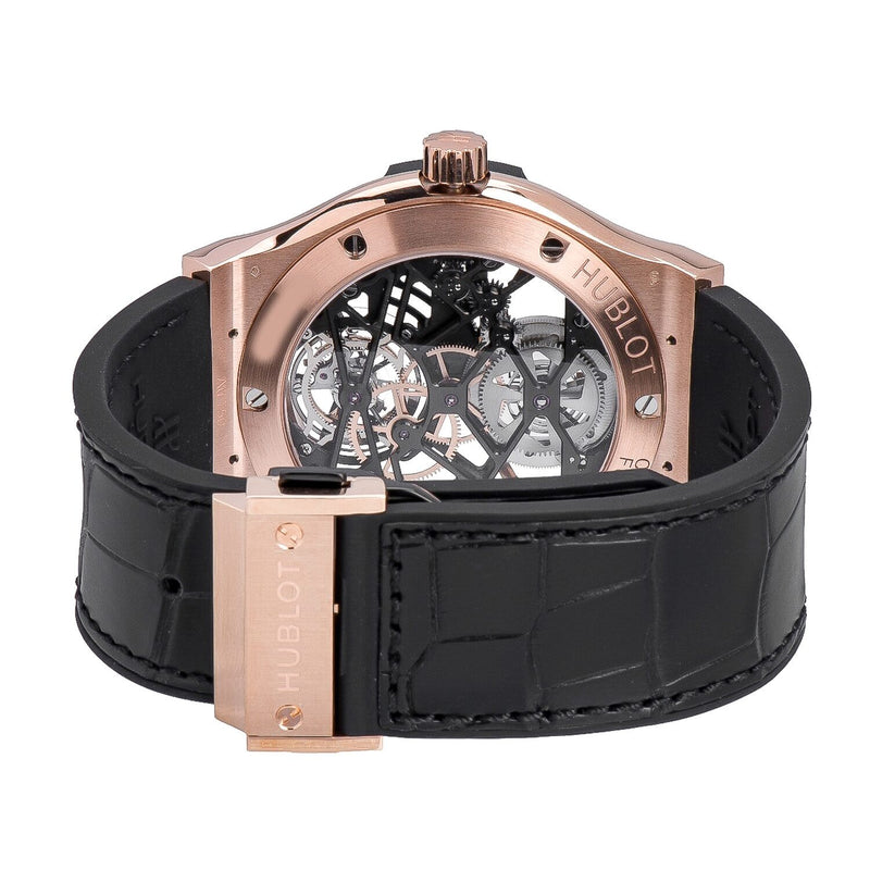 Hublot Classic Fusion Tourbillon 18k King Gold Men's Luxury Watch #505.OX.0180.LR.0904 - Watches of America #2