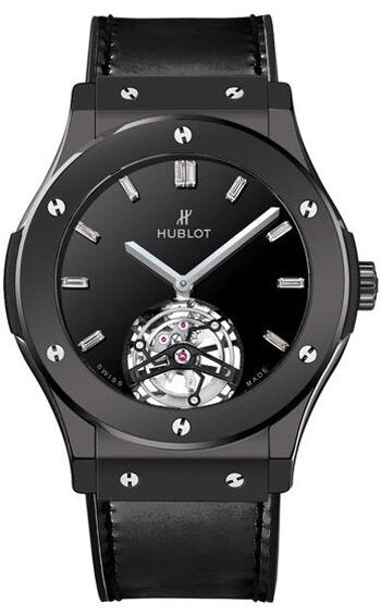 Hublot Classic Fusion Tourbillon Night Out Dial Black Automatic Men's Watch #505.CS.1270.VR - Watches of America