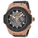 Hublot King Power Unico Black Dial Rose Gold Automatic Men's Watch 701OQ0180RX#701.OQ.0180.RX - Watches of America