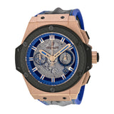 Hublot King Power Unico Gold Skeleton Sapphire Dial Automatic Men's Watch 701OQ0119HR#701.OQ.0119.HR - Watches of America