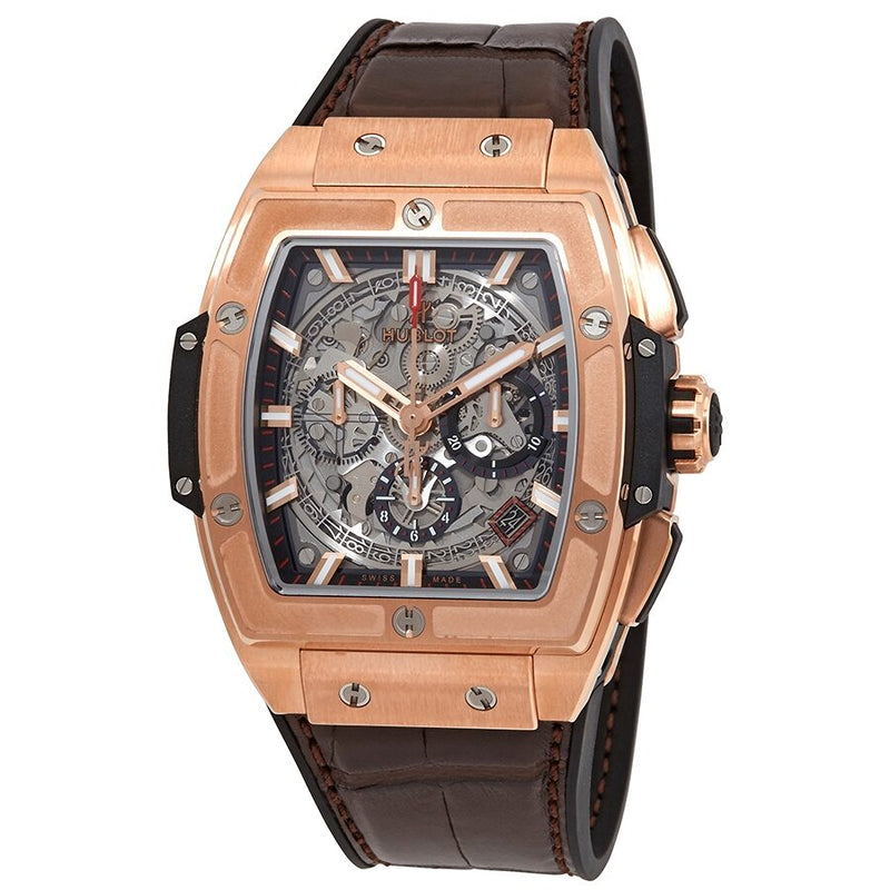 Hublot Spirit of Big Bang Chronograph Silver-tone Dial Men's Watch #641.OX.0183.LR - Watches of America