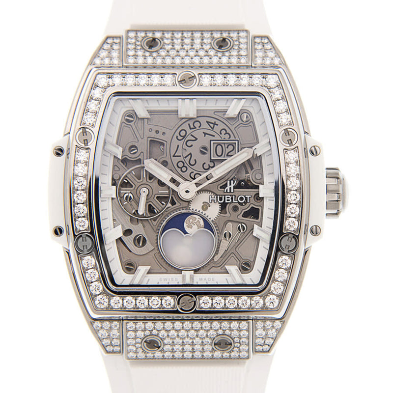 Hublot Spirit of Big Bang Moonphase Diamond Watch #647.NE.2070.RW.1604 - Watches of America #2