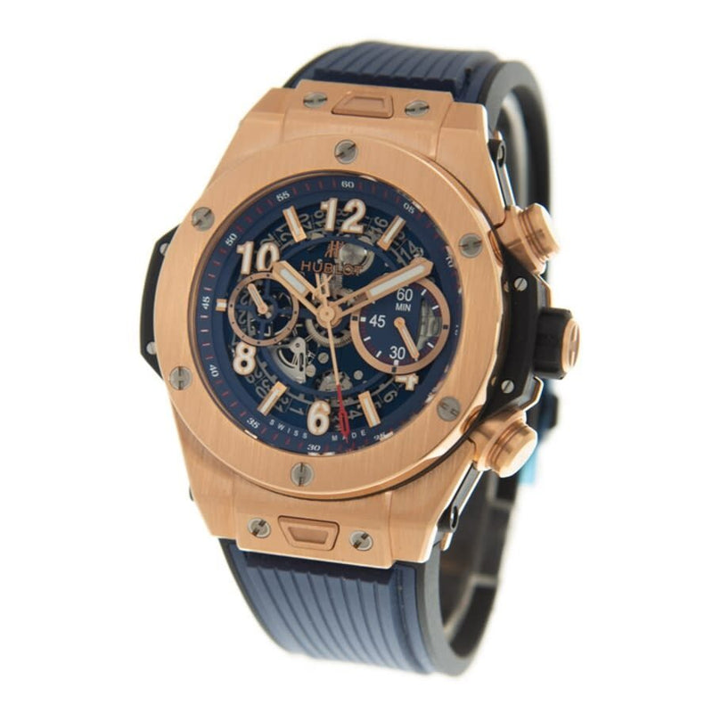 Hublot Unico Big Bang Chronograph Automatic Blue Dial Men's Watch #411.OX.5189.RX - Watches of America #4