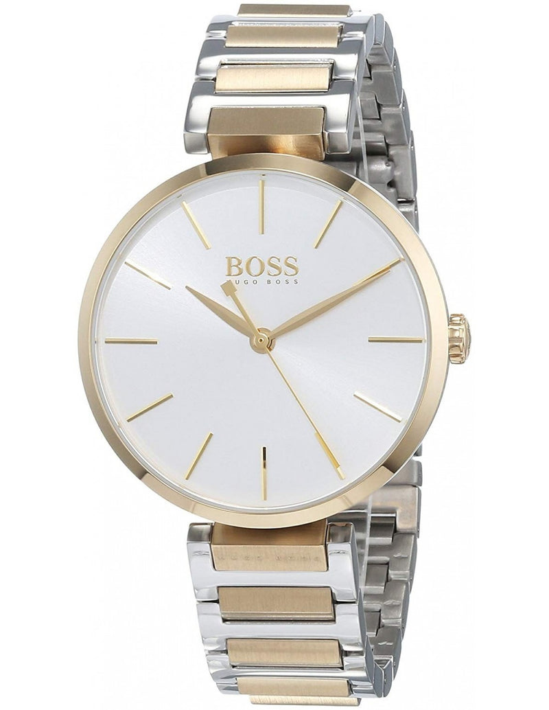 Hugo Boss Allusion Reloj de cuarzo con esfera plateada para mujer 1502417
