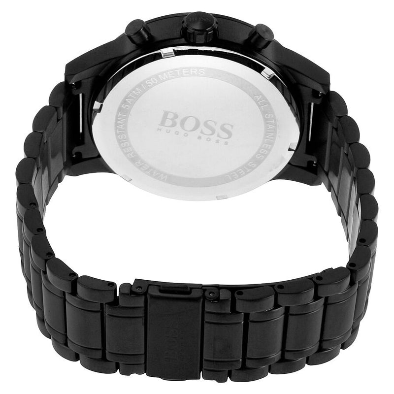 Hugo Boss Aeroliner Chronograph Black Dial Black Ion-plated Men's Watch 1513275 - Watches of America #3