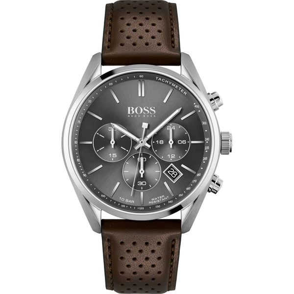 Hugo Boss Champion Brown Chronograph Men's Watch  1513815 - Watches of America