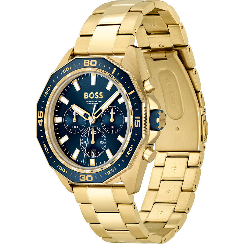 Hugo boss chronograph online gold