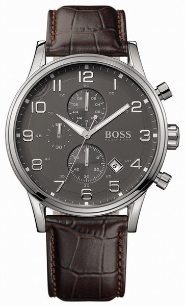 Hugo Boss Black Chronograph Aeroliner Men's watch  HB1512570 - Watches of America