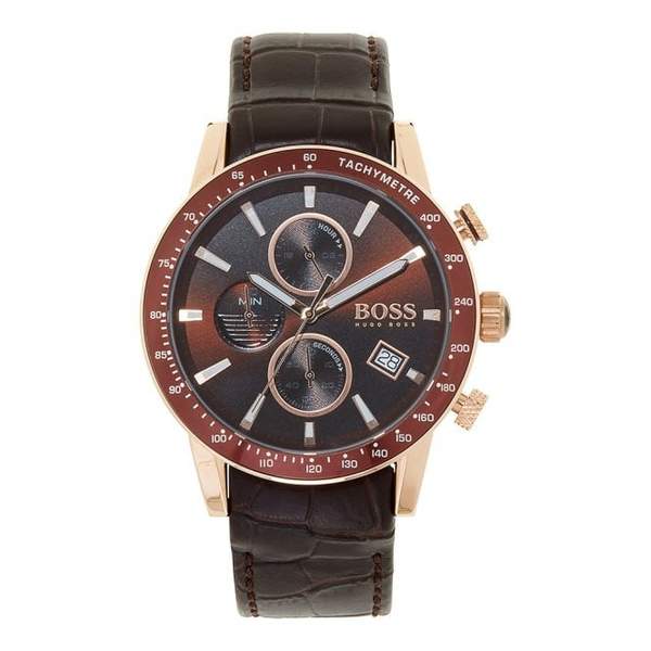 Hugo Boss Rafale Chronograph Brown Dial Men's Watch  1513392 - Watches of America