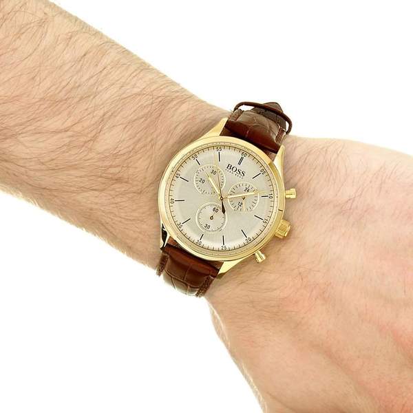 Hugo Boss Companion Chronograph Grey Dial Men's Watch 1513545 - Watches of America #5