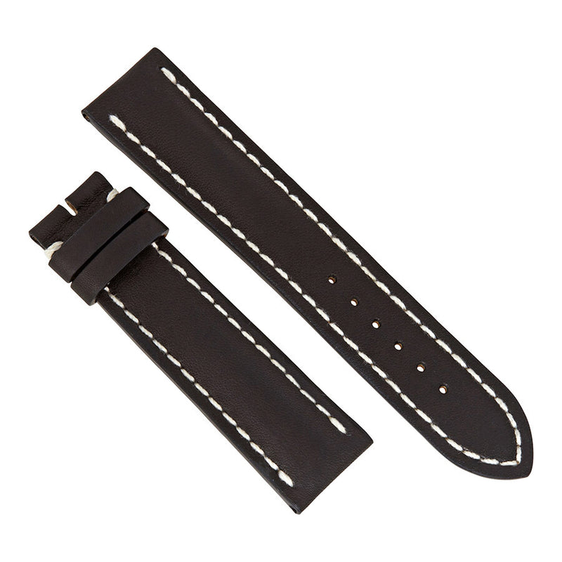 Breitling Black Leather Watch Strap#BT435X - Watches of America