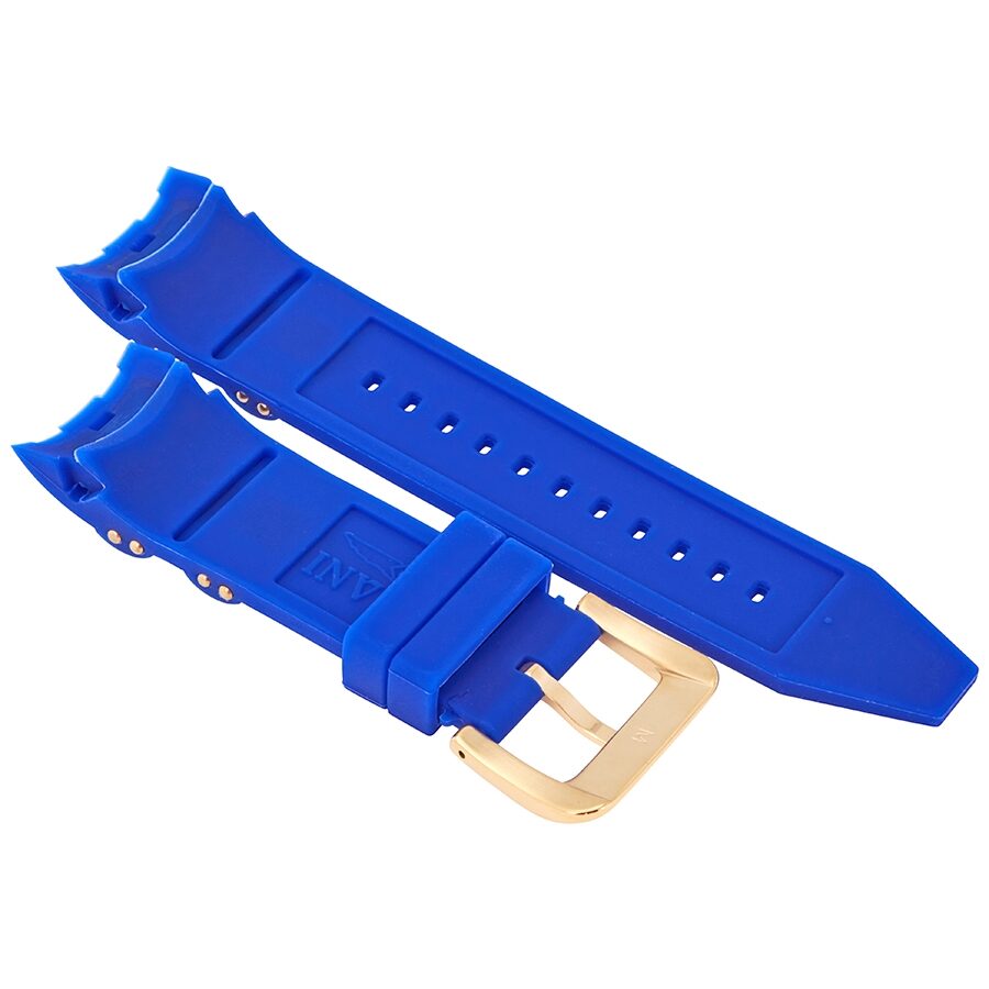 Correa de reloj Invicta de 26 mm de caucho azul para Invicta Pro Diver 6977 6978 6981 6983 C00190PUBLUEGT Watches of America