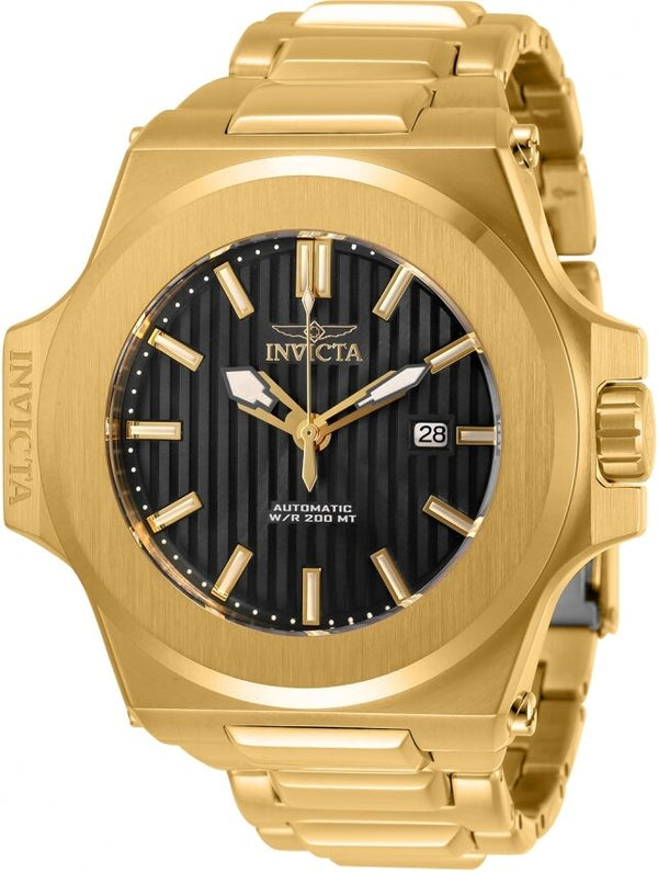 Invicta Akula Automatic Gunmetal Dial Yellow Gold-tone Men's Watch #30222 - Watches of America