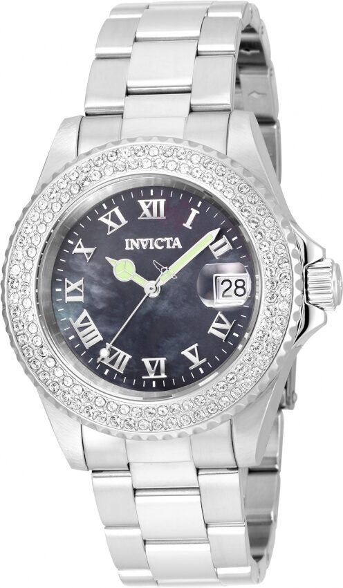 Invicta Angel Black Mother of Pearl Dial Ladies Watch #21711 - Watches of America