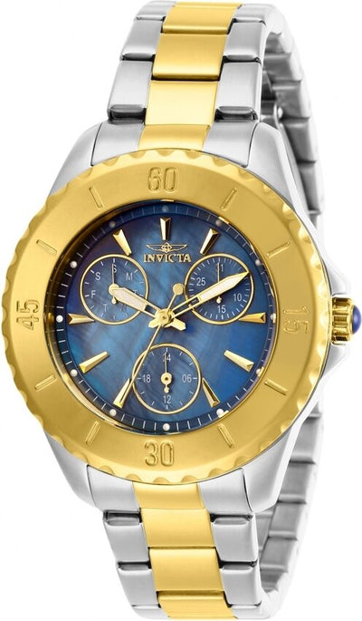 Invicta Angel Quartz Blue Dial Two tone Ladies Watch 29111 Watches of America