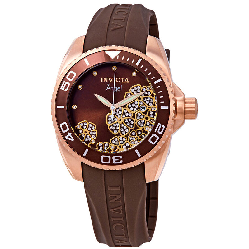 Invicta Angel Brown Dial Ladies Watch #23489 - Watches of America