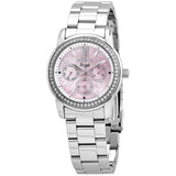 Invicta Angel Crystal Pink Mother of Pearl Dial Ladies Watch #28687 - Watches of America