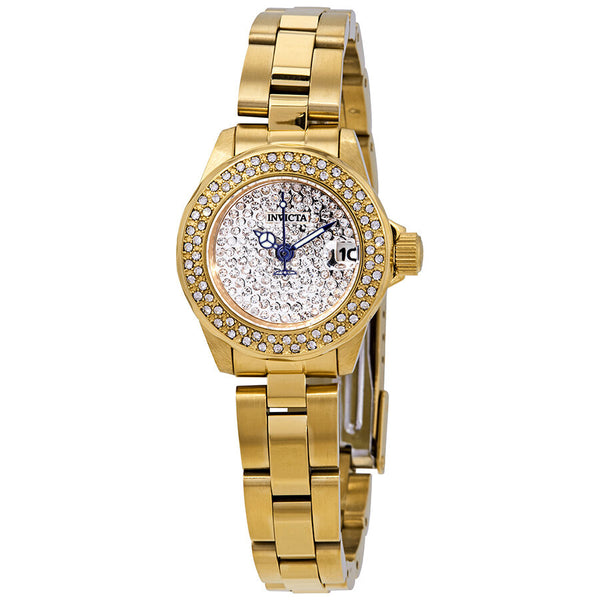 Invicta Angel Crystal Silver Dial Ladies Watch #28456 - Watches of America